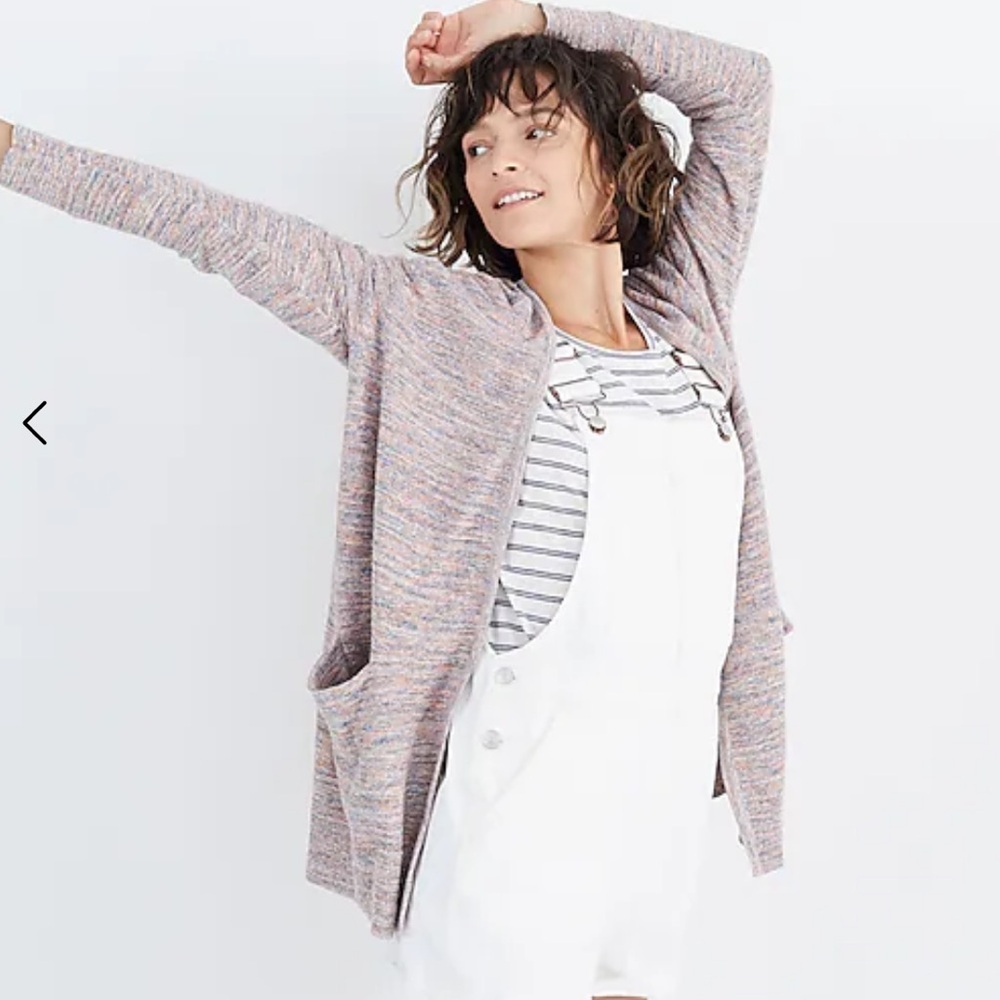 NWOT Madewell Marled Summer Ryder Cardigan Sweater